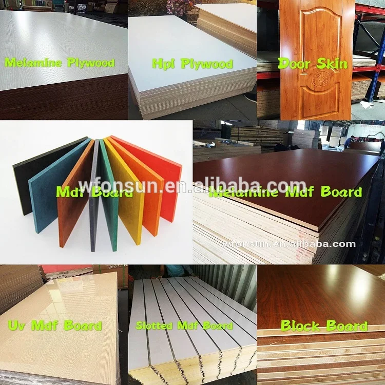 melanine faced chipboard