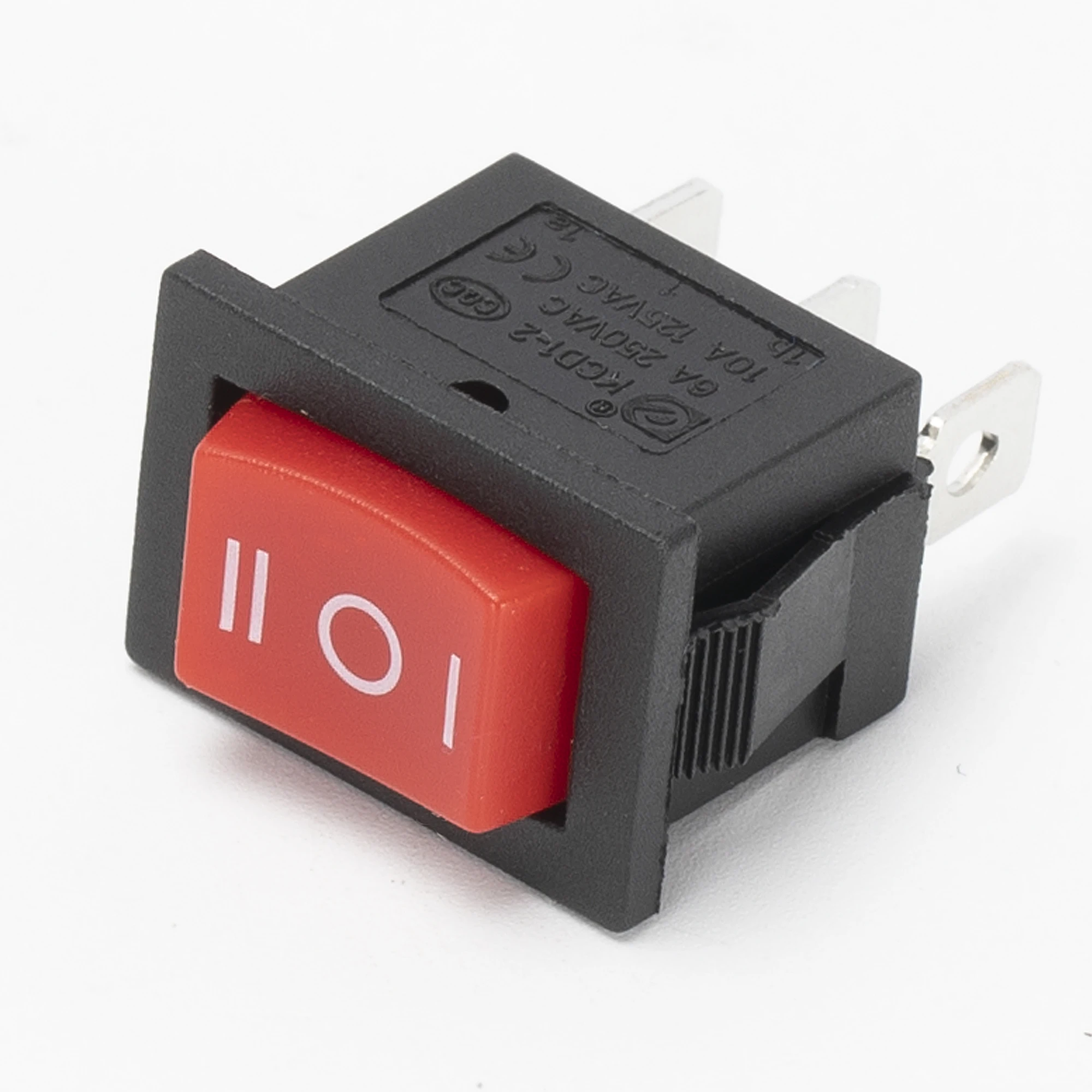 3PIN on off Rocker Switch for Automotive 6A 250VAC 3 Way with Solder Terminal