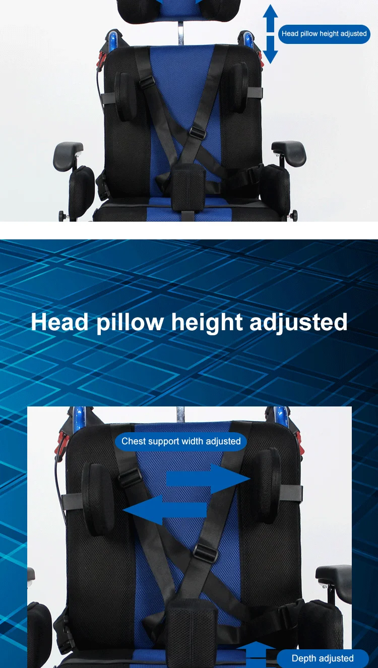 Rehabilitation Therapy Supplies Pediatric Wheelchairs For Cerebral