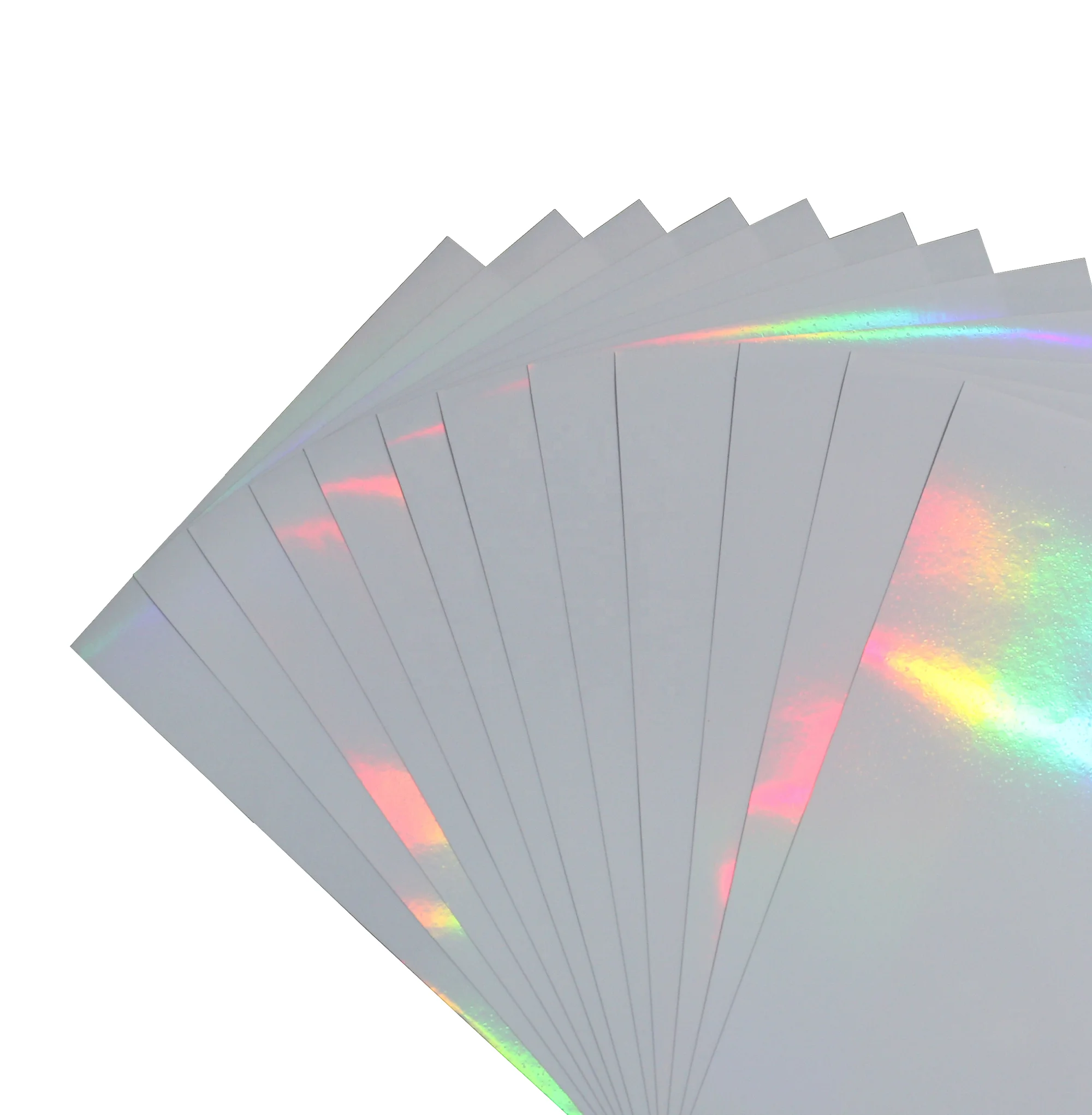 holographic transparent printable vinyl sticker paper