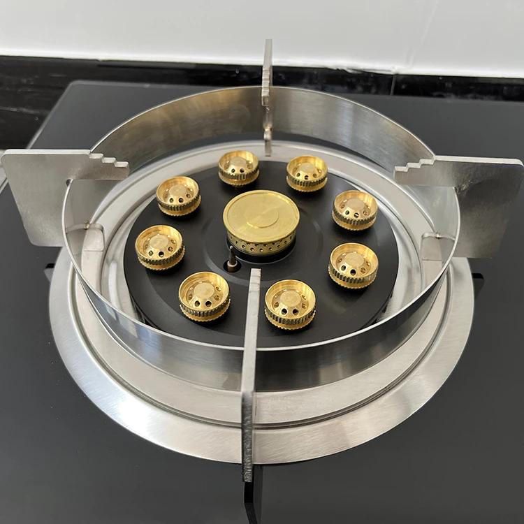 Table Top Smart Cooktops Touch Screen Cooking Stove Fierce Fire Wok 2 burner Digital Gas Cooker