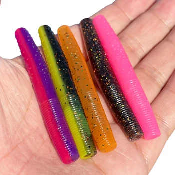 Spinpoler Soft Worm Senko Finesse TPR Ned Worm Rig 2.75" Stickbait Fishing Lures Swim Bait River Saltwater Swimbait Bass Pike – Soft Lure – view 2