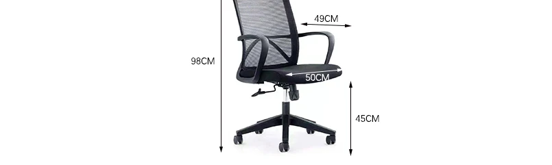Comfortable executive swivel wheels fabric mesh furniture black rolling ergonomic office chair furniture sillas