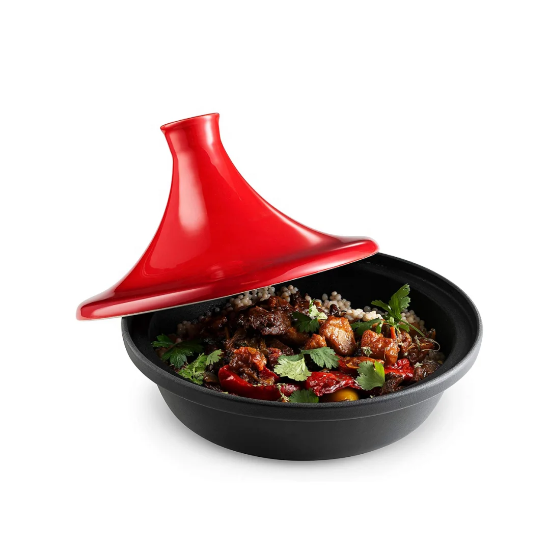 Kook Moroccan Tagine, Enameled Cast Iron Cooking Morocco