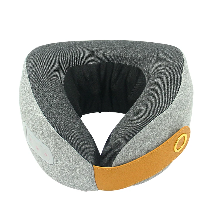 U Shaped Kneading Neck Massage Travel Pillow Car and Home Massage Pillow Rechargeable Pillow Massager