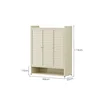 Beige de tres puertas, 88cm de largo x 35cm de ancho x 115cm de alto