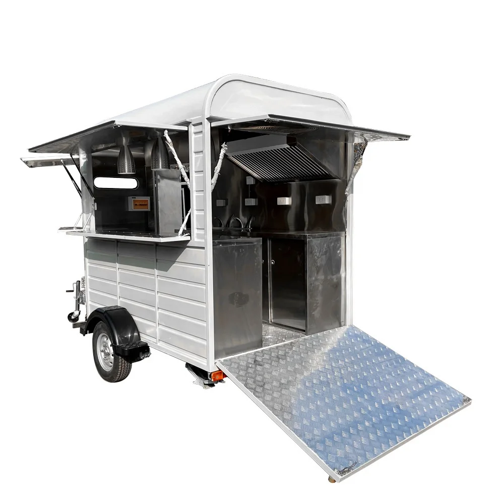 Tune Hot Sale Horse Camp Food Trailer With Double Water Sink  Receive Customize Logo Color Application Equipment Truck