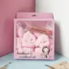 Pink-13-piece makeup sponge set-gift box