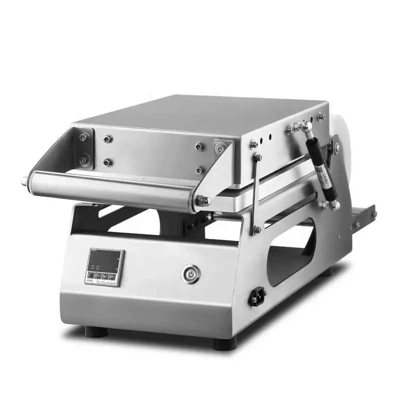 Wanhe Factory's Small Plastic Food Container Tray Sealing Machine Manual for Foil and Paper Bag Packaging