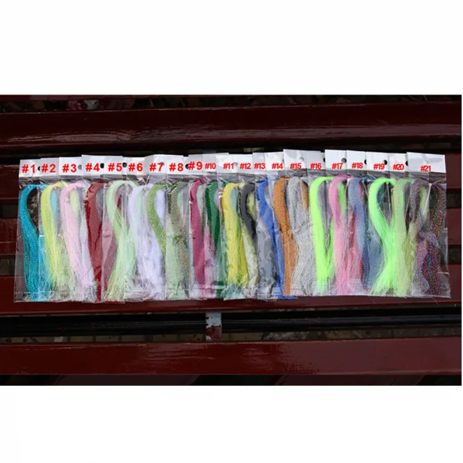 Zhuo Run Wholesale Fishing Tying Material Crystal Flash Tinsel Fly