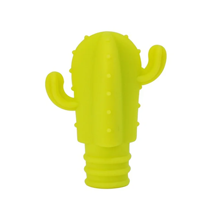 HAWWWY Cactus Bannana Wine Stopper Set - 2 Leak Proof Stoppers