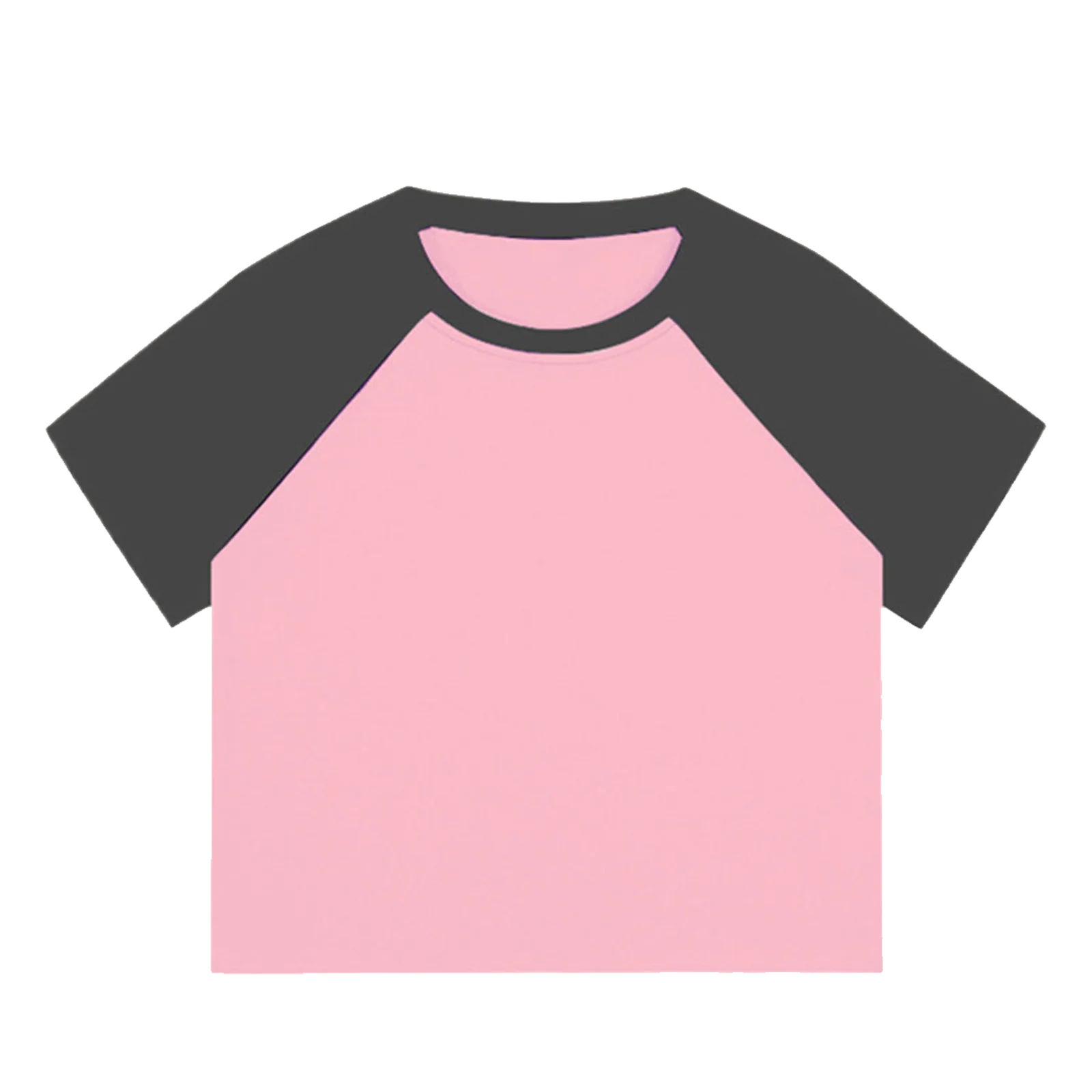 即日発送可ピンクRaglan logo tops Shop CB117-QLRL Custom Logo Crop Top T-Shirts for Women