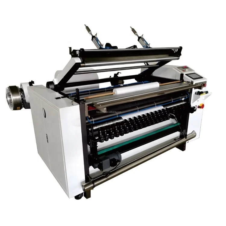 Lottery Ticket Slitting Machine Rolling Paper Cutting and Rewinding Machine Delta PLC Core  Thermal Paper Slitting Machine