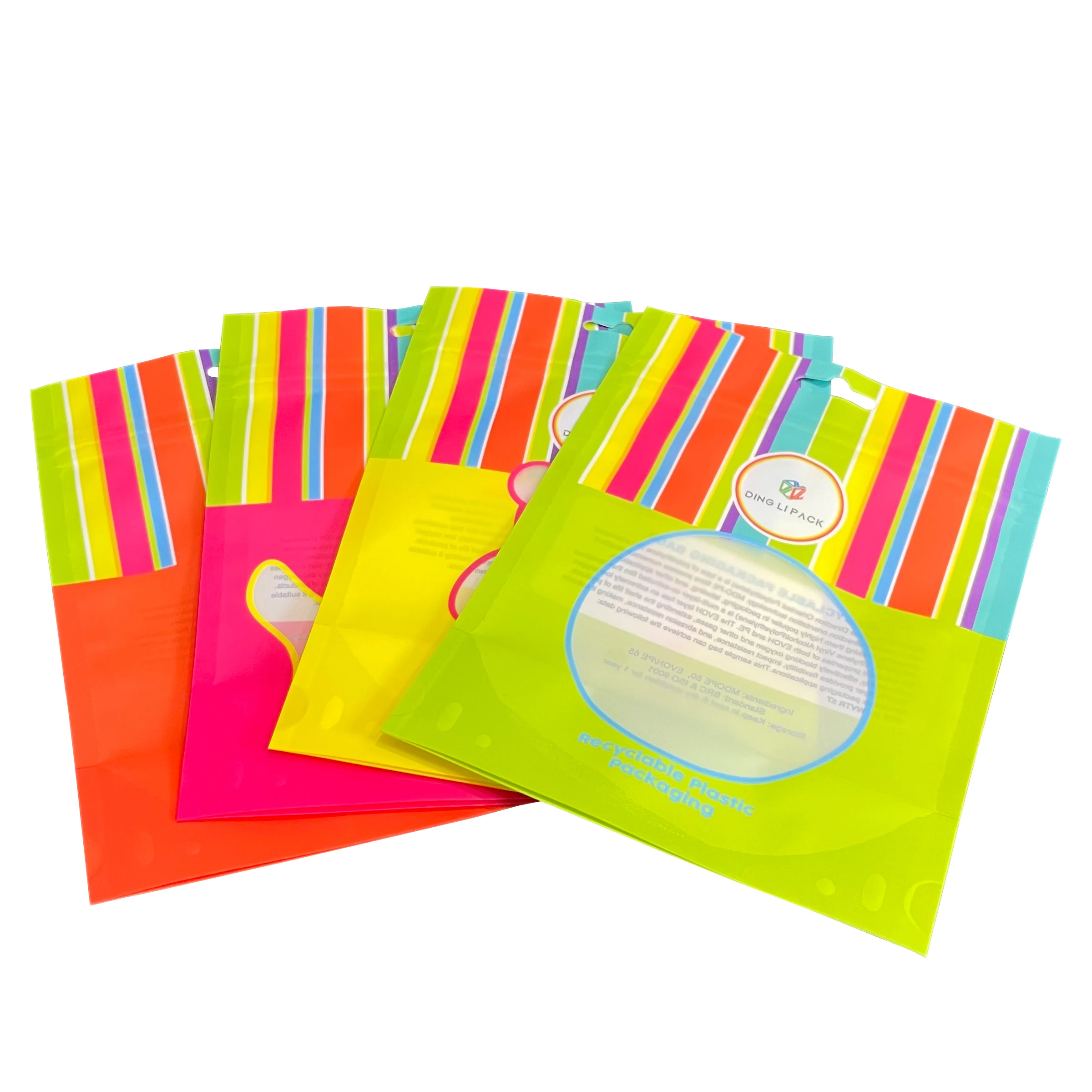 clear Cone Small Fancy Plastic Custom Sour Cute Candy Halloween Bag clear Packaging Bags for Cookies