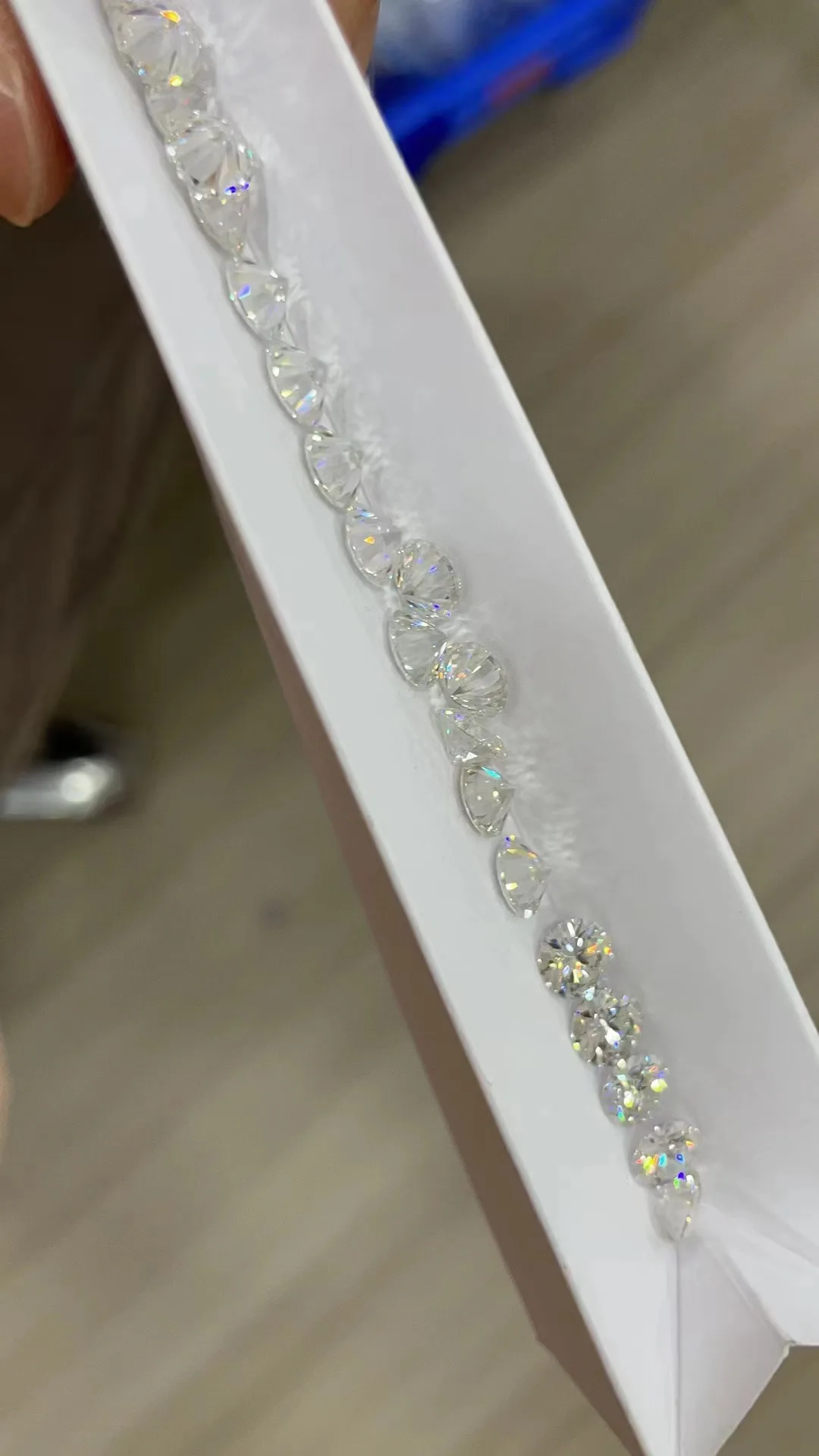 Hot Sale Mossanite VVS Clarity White Round Moissanite Synthetic