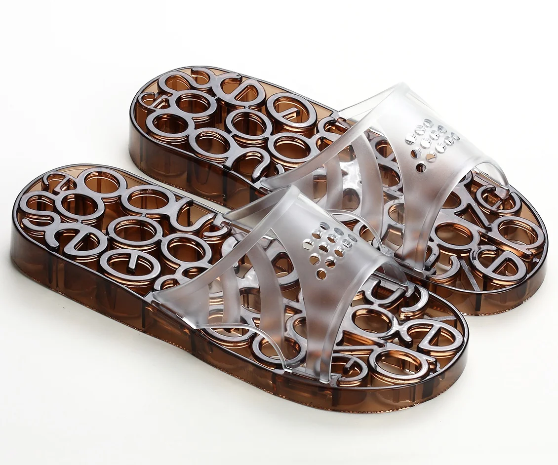 Comfortable PVC Material Massager Slippers PVC Slides Slippers for Relaxation