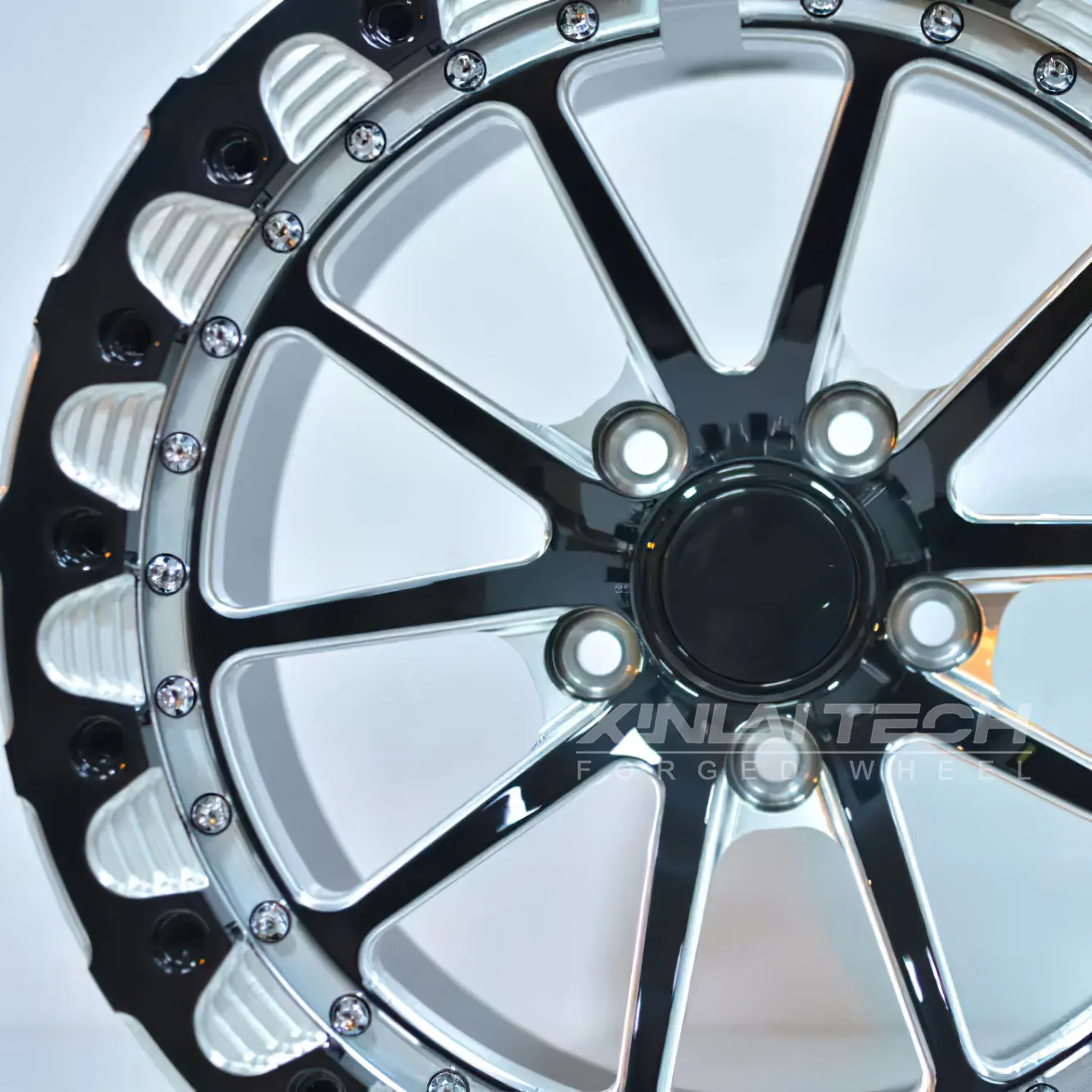 XL Custom Offroad Forged Beadlock Rims 17-24 Inch 8x165.1 8x170 Fit Ram 2500 3500 Ford Super Duty Heavy Duty Truck Wheels - Image 4