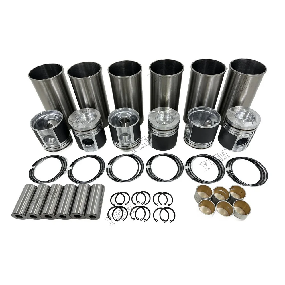 Cylinder Liner Kit Suitable for Doosan / for Develon D1146 Heavy Duty Engine Parts 5
