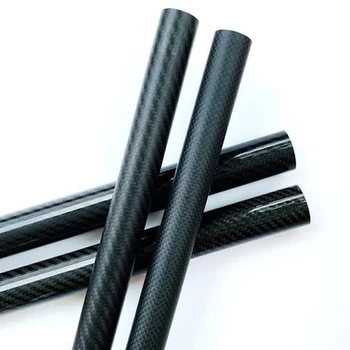 Custom Large Diameter Unidirectional 100mm 1000mm 1200mm Reinforced Polymer Carbon Fiber Round Tubes