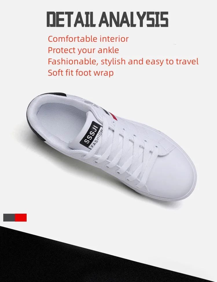 2023 Spring New Men's White Shoes Men's Sports Shoes Factory Price Casual Shoes Buy White