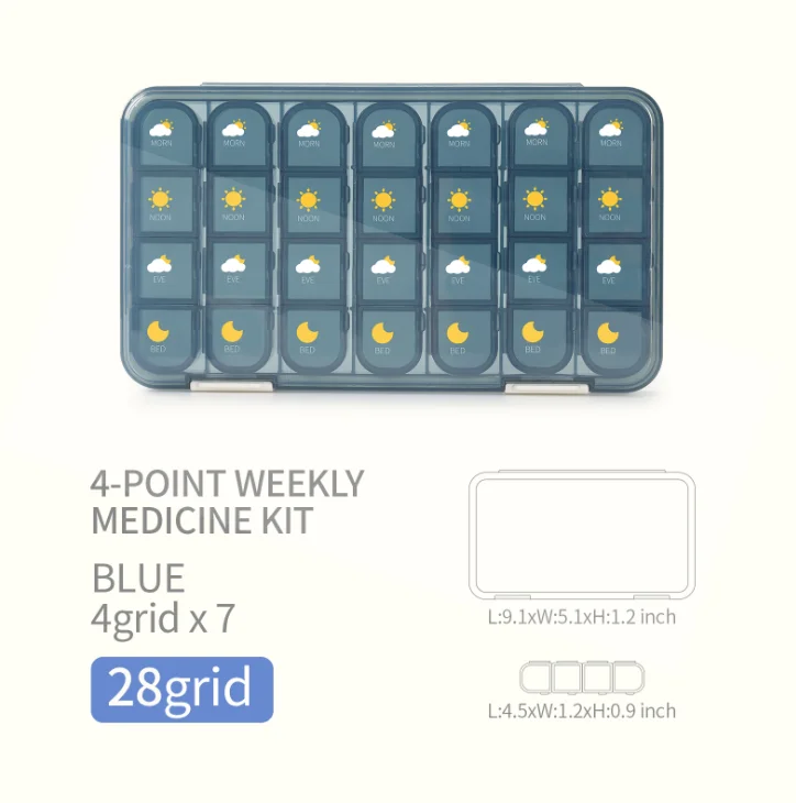 Лидер продаж, пылезащитный контейнер для рыбьего масла, 3 раза в день, органайзер для таблеток на неделю, коробки