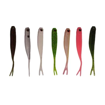 Cross-Border Stainless Steel Catfish Bionic Lures 4-Piece Multi-Color 3D Simulation Fish Lures River Lake Long-Distance Casting – Lure – view 2