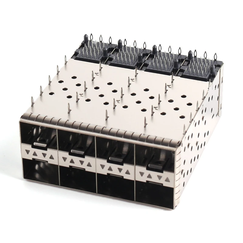 Socket 8 Port 2X4 Port SFP Receptacle Socket 8ports 5g 10g SFP SFP+ ZSFP+ Ultraport ...