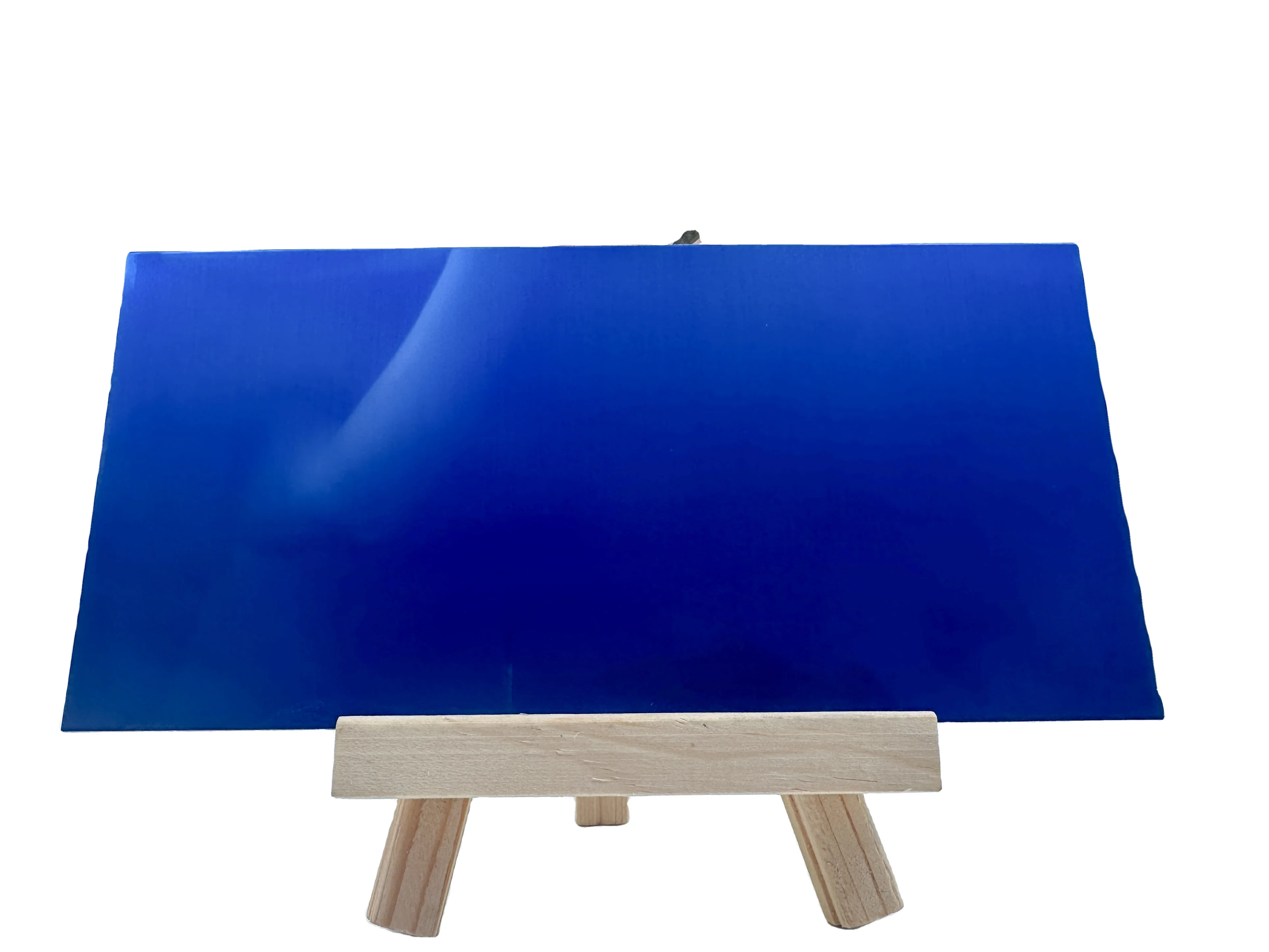 BLUE ALUMINIUM LASER PLATE for PAD PRINTING