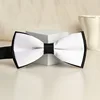 Black and white bow tie