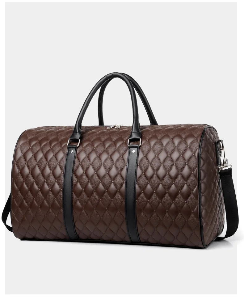 Luxury Business Luggage Bag - Waterproof PU Leather Travel Bag