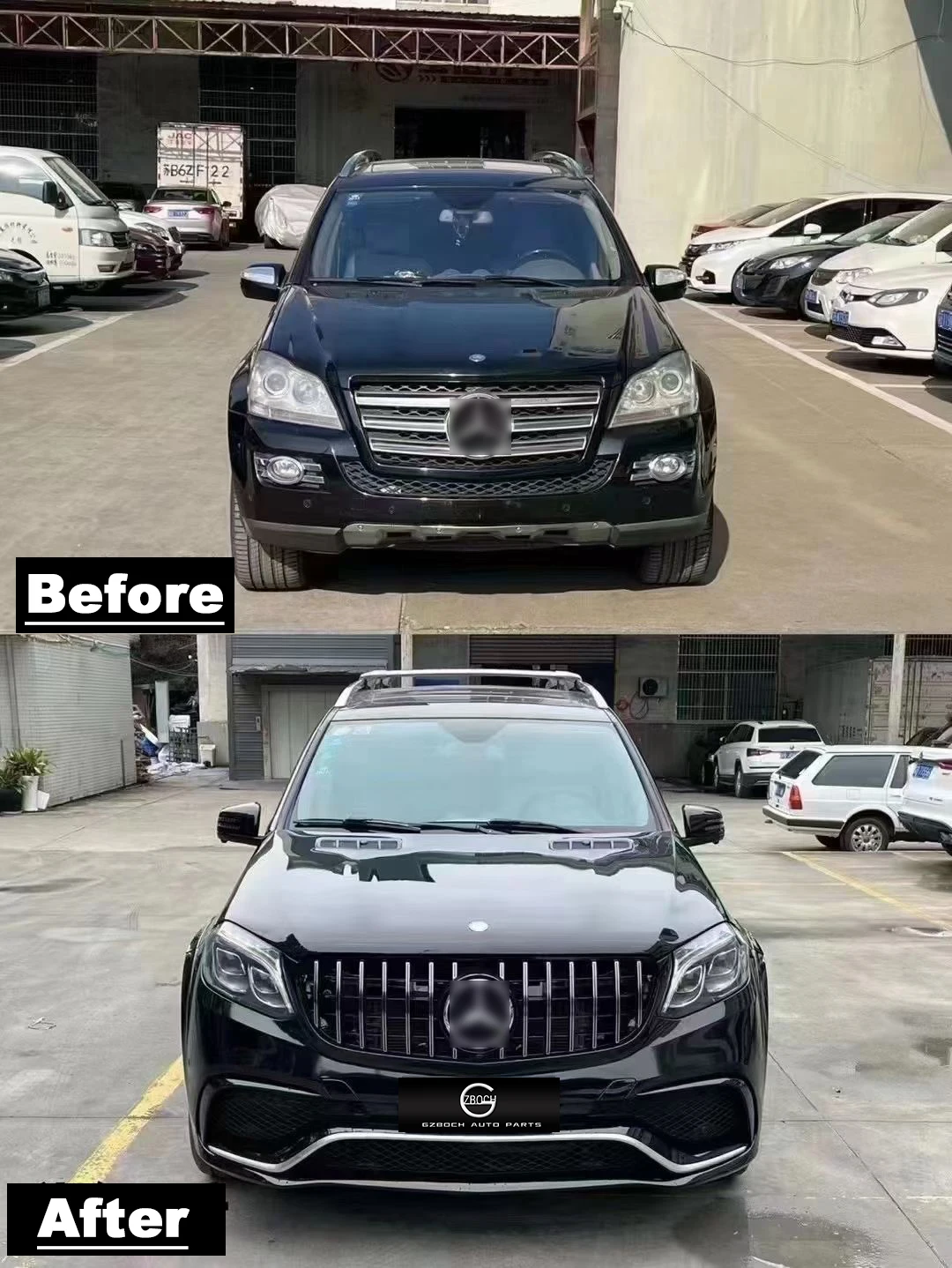 Body Kits For Mercedesbenz Glclass X164 Change To X166 Gls 63amg