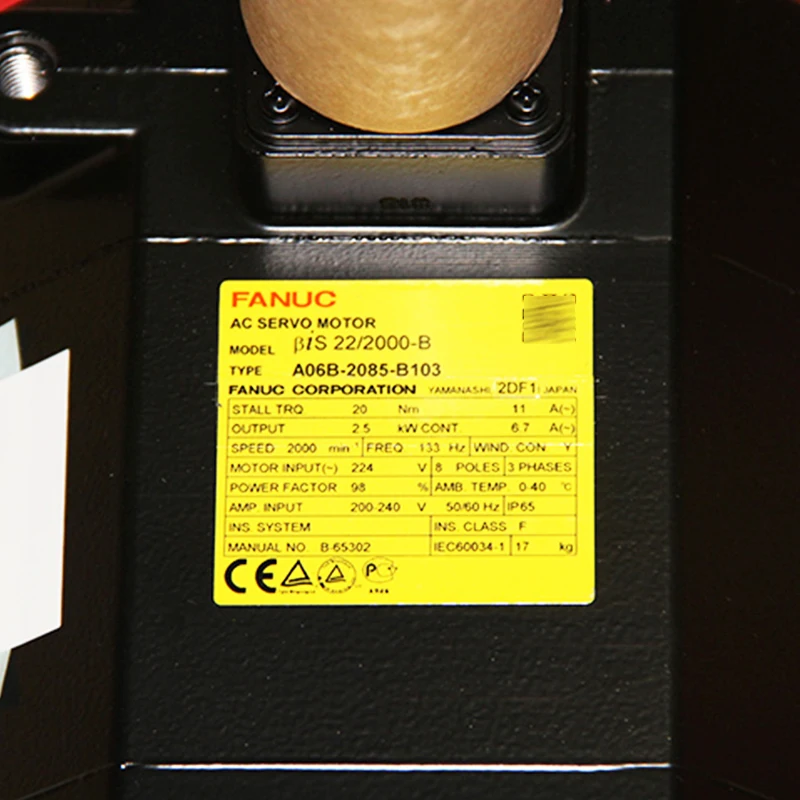 Source Fanuc ACサーボモーターA06B-2085-B103新品オリジナル on m