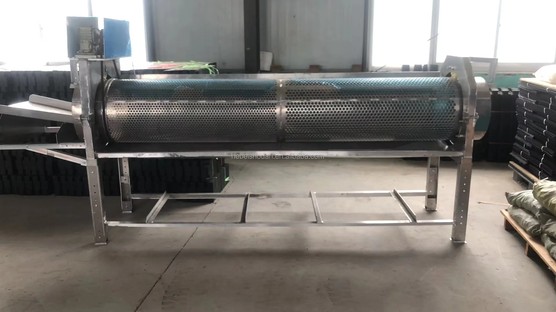 Heavy Farm Machinery Oyster Sorting Tumbler Machine With Aluminum ...