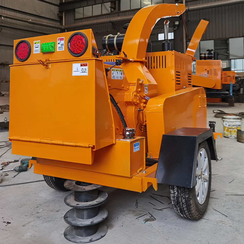 薪割り機 VOL-6140自動ウッドクラッシャー58.8hpブランチクラッシャー工場からの