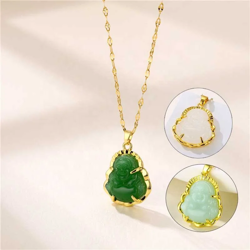 Small Buddha Chains Real DULCIGold Plated Brass Small Buddha