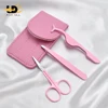 kit tweezers pink set