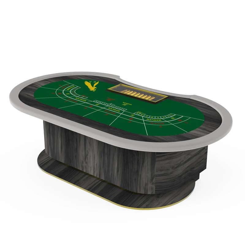 YH Manufacturer Casino Poker Table Popular Poker Table Oval Poker Table for Sale