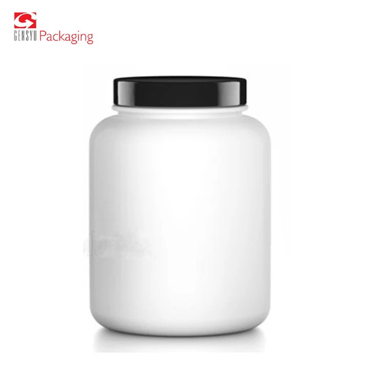 Protein powder bottle - RC003 series - Shanghai Gensyu Packaging Co., Ltd.  - storage / chromed / HDPE