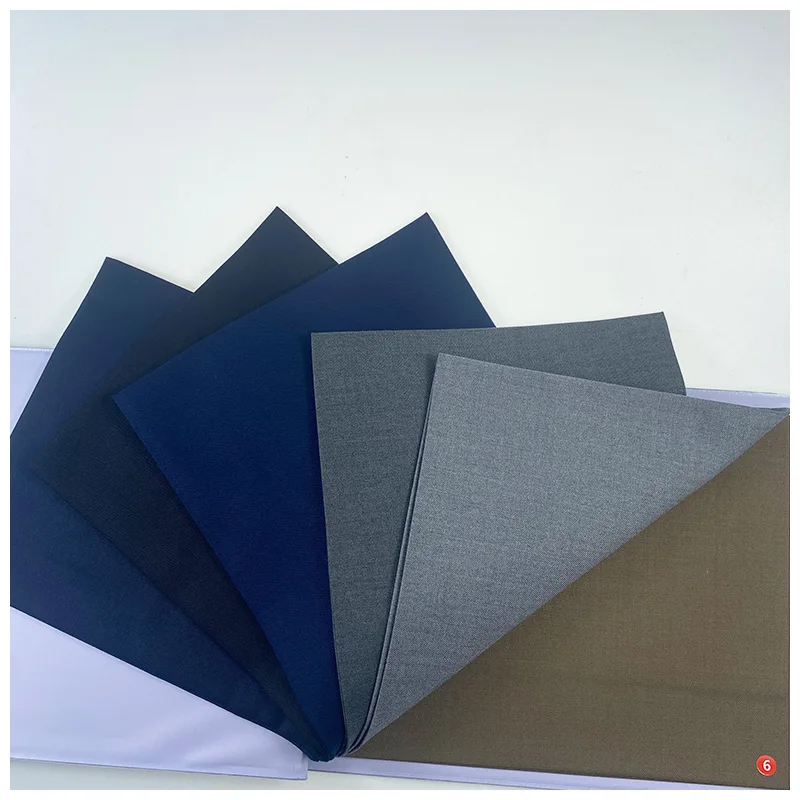 High Quality Polyester Rayon/viscose Blend Suiting Fabric for Men Garment