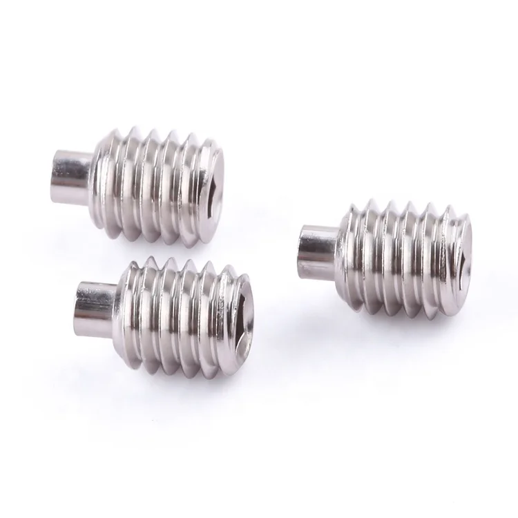 Non-standard customization hex socket set screw machine screw stainless steel SS304 316 plain