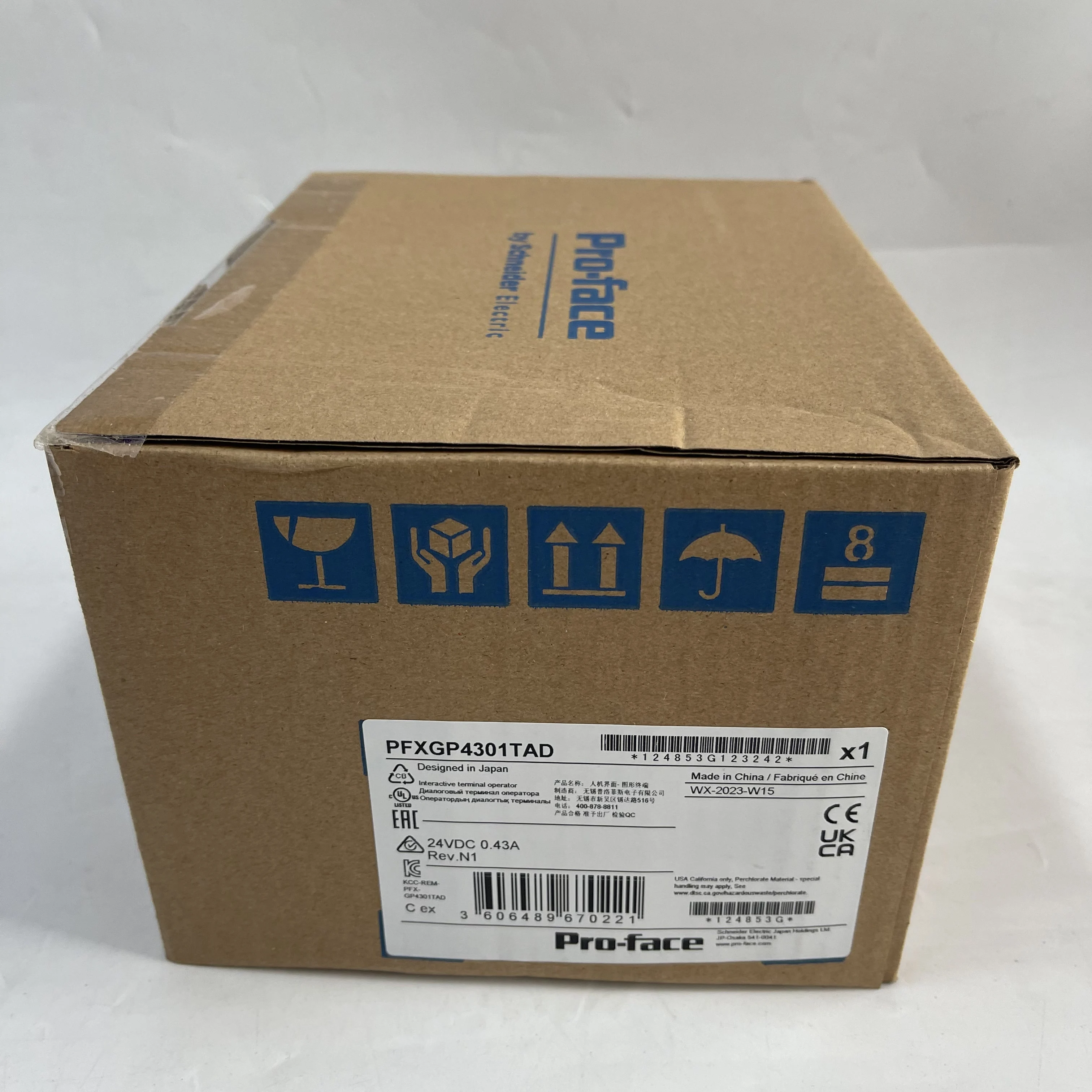 Pro-face HMI Touch Screen PFXGP4301TAD Pro-face HMI Touch Screen PFXGP4301TAD