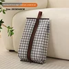 Shoe bag brown edge[Non-woven fabric]