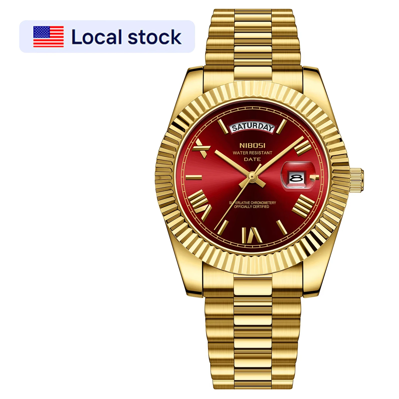 US Local Stock Fast Delivery NIBOSI 2628 Classic Waterproof  display picture 2
