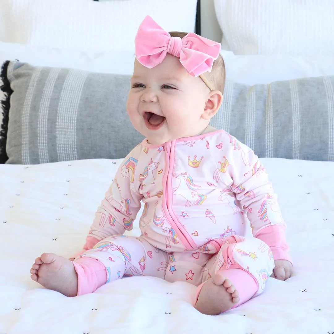 Colorful Organic Bamboo Cotton Long Sleeve Floral Printing Baby