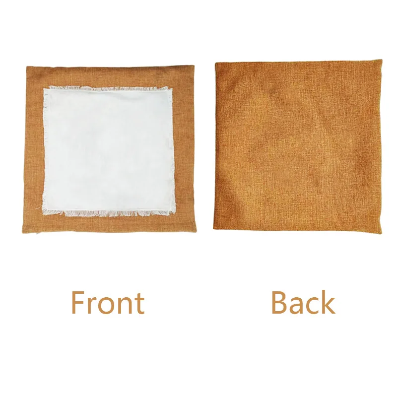 Custom Linen Patch Pillow Cases Cushion Cases Sublimation Blanks Pillow Case