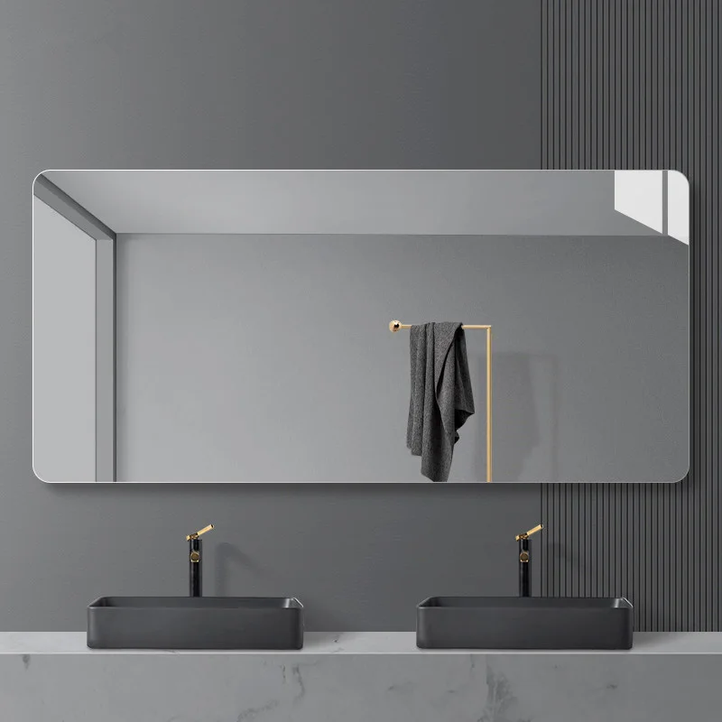 Estilo Moderno Espejo Rectangular Grande Sin Marco para Hotel Colgante en Pared Espejo de Baño Simple