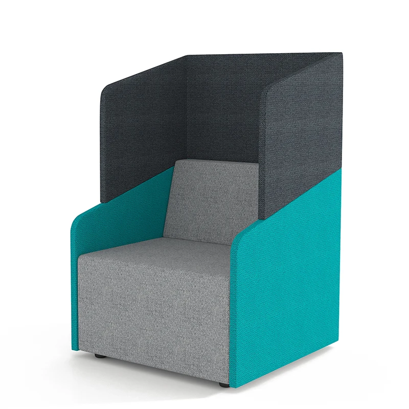 Original Design Single Seat High Back Design Modern Privacy Soundproof  Office Pod Workstation Acoustic Seating Sofa Chair