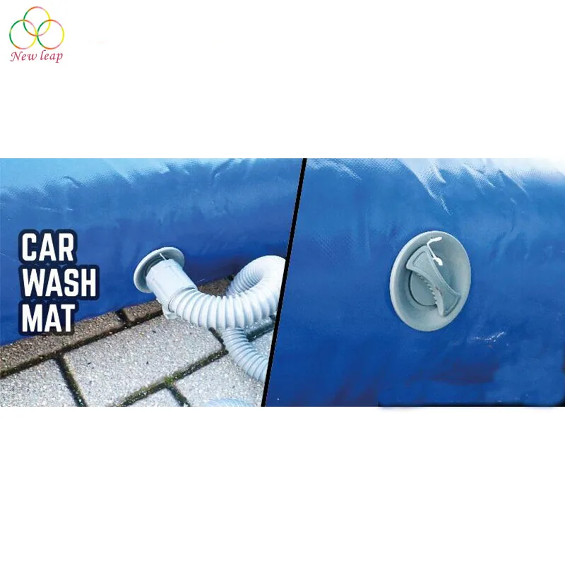 tragbare aufblasbare auto wasch matte einfache garage boden auto  waschanlage