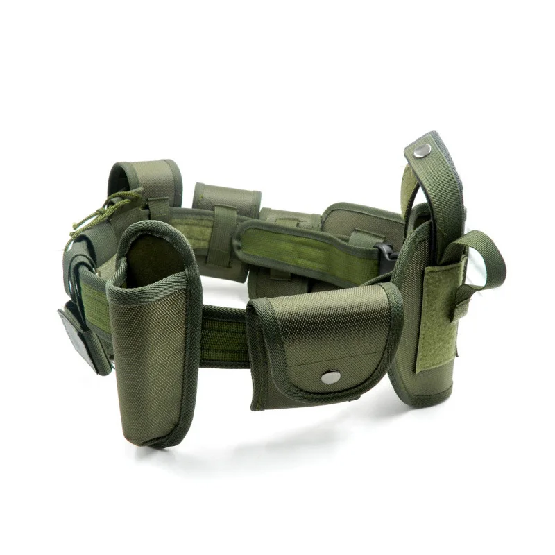 Hot Selling Adjustable Training Durable Multi Functional Outdoor Security Belt Oxford Camouflage Waist Belt