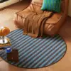 FYR - Soft Wave Brown and Blue Stripes